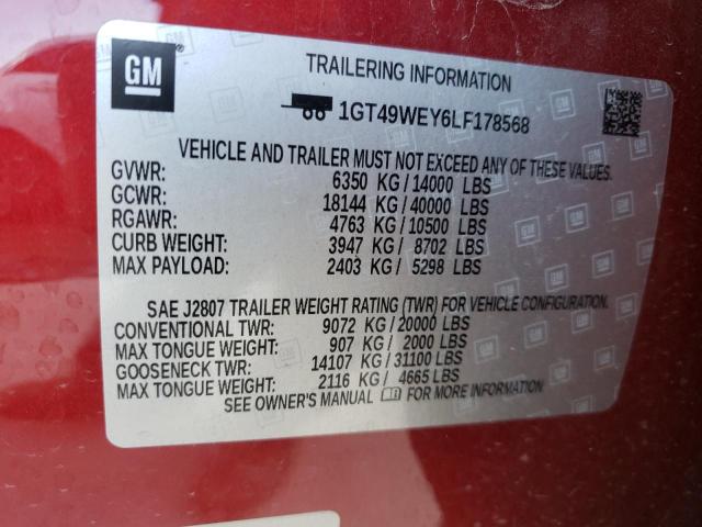 1GT49WEY6LF178568 GMC Sierra K3500 Denali