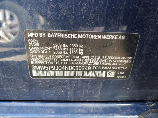 3MW5P9J04N8C30249 BMW 330xe