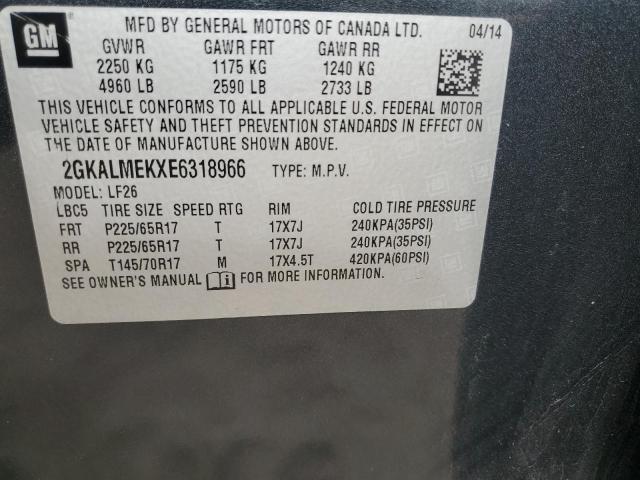 2GKALMEKXE6318966 GMC Terrain Sle