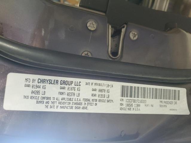 1C3CDFBB1FD165323 Dodge DART SXT
