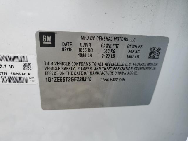 1G1ZE5ST2GF228210 Chevrolet MALIBU LT