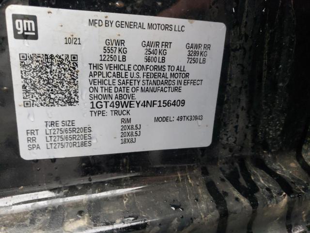 1GT49WEY4NF156409 GMC Sierra K3500 Denali