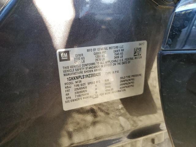1GKKNPLS1HZ280426 GMC Acadia Denali