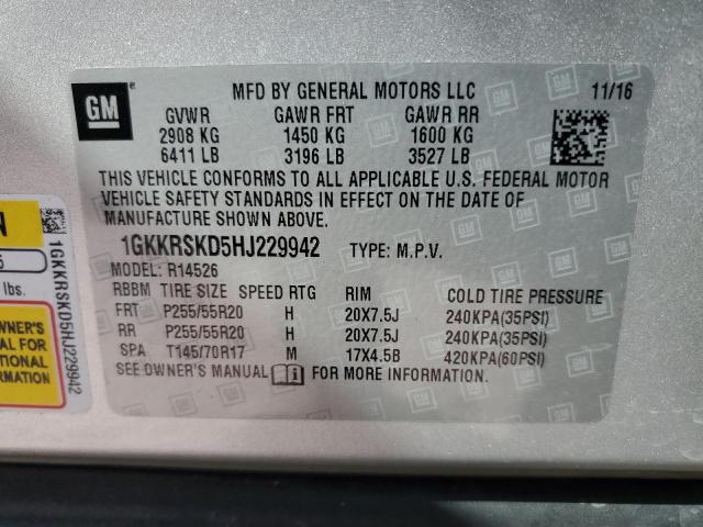 1GKKRSKD5HJ229942 GMC Acadia Limited Slt-2