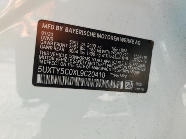 5UXTY5C0XL9C20410 BMW X3 Xdrive30i