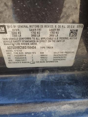 3GTU2VEC5EG159434 GMC Sierra K1500 Slt