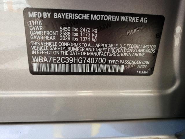 WBA7E2C39HG740700 BMW 740 I