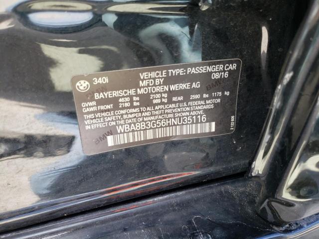 WBA8B3G56HNU35116 BMW 340 I