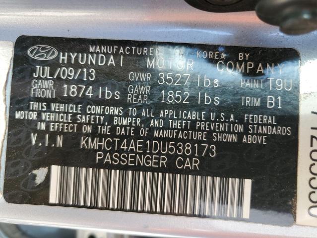 Auction sale of the 2013 Hyundai Accent Gls , vin: KMHCT4AE1DU538173, lot number: 169605403