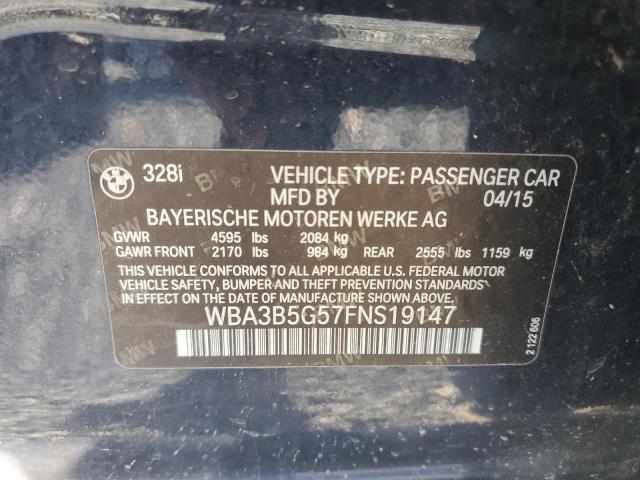 WBA3B5G57FNS19147 BMW 328 Xi Sulev