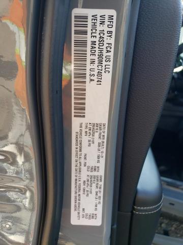 1C4SDJH90MC740741 Dodge Durango Srt Hellcat