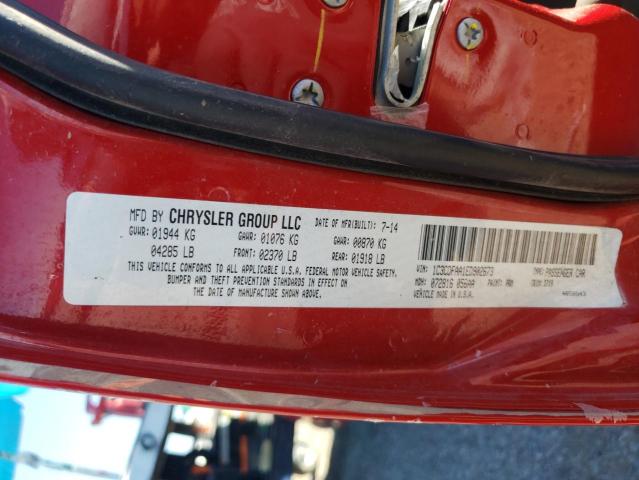 1C3CDFAA1ED902673 Dodge DART SE