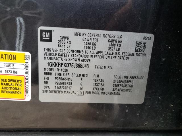 1GKKRPKD7EJ368043 GMC ACADIA SLE