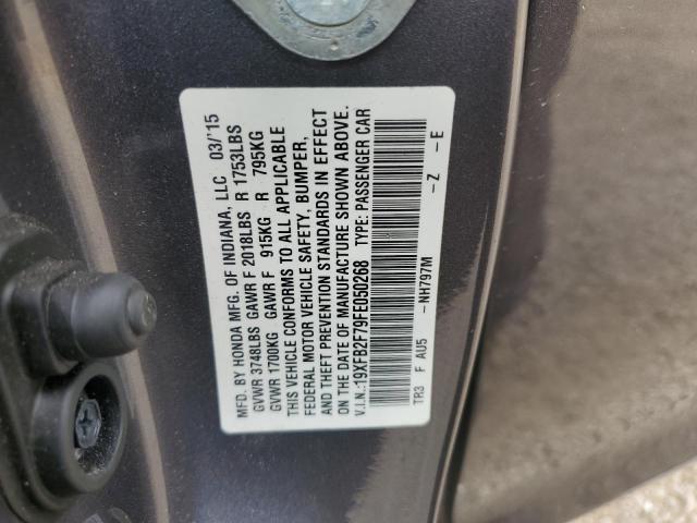19XFB2F79FE050268 Honda CIVIC SE