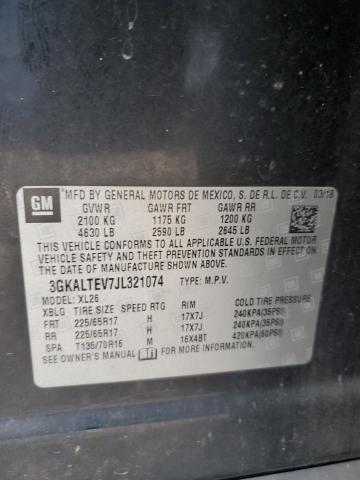 3GKALTEV7JL321074 GMC Terrain Sle