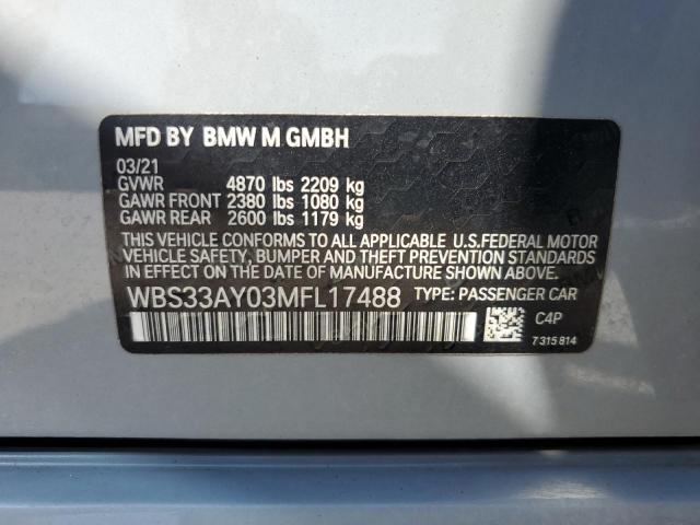 WBS33AY03MFL17488 BMW M3 Competition