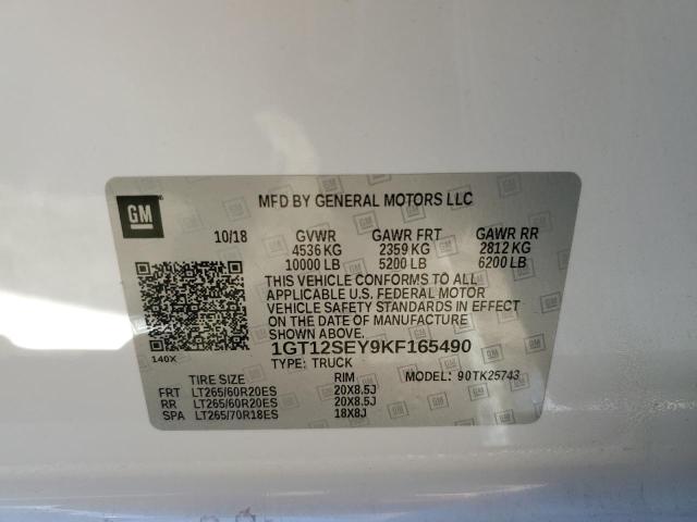 1GT12SEY9KF165490 GMC Sierra K2500 Denali