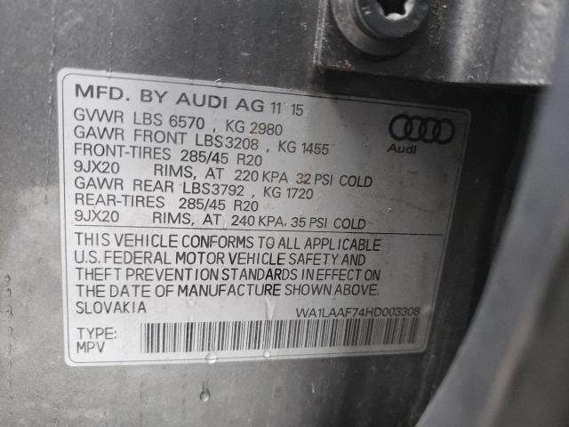 WA1LAAF74HD003308 Audi Q7 Premium Plus