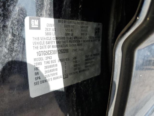 1GTG5CE38F1262288 GMC CANYON SLT