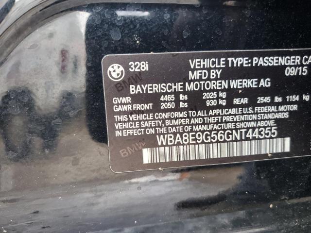 WBA8E9G56GNT44355 BMW 328 I Sulev