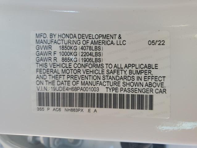 19UDE4H68PA001003 Acura Integra A-spec Tech