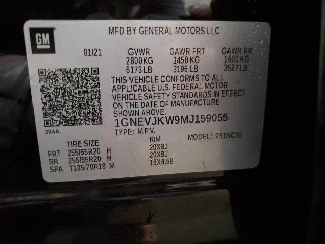 1GNEVJKW9MJ159055 Chevrolet Traverse Rs