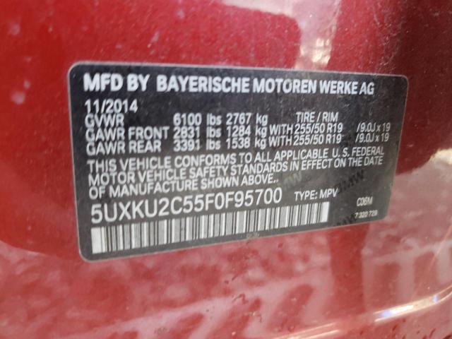 5UXKU2C55F0F95700 BMW X6 Xdrive35i