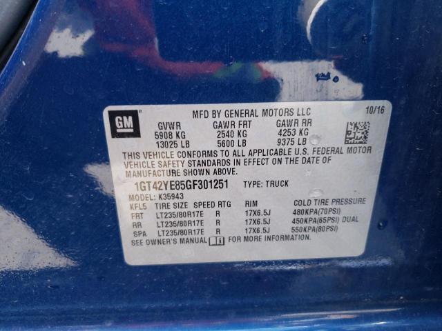 1GT42YE85GF301251 GMC Sierra K3500 Denali