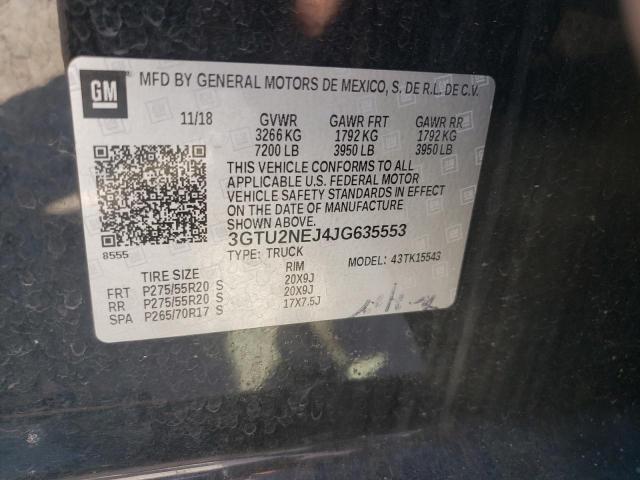 3GTU2NEJ4JG635553 GMC Sierra K1500 Slt