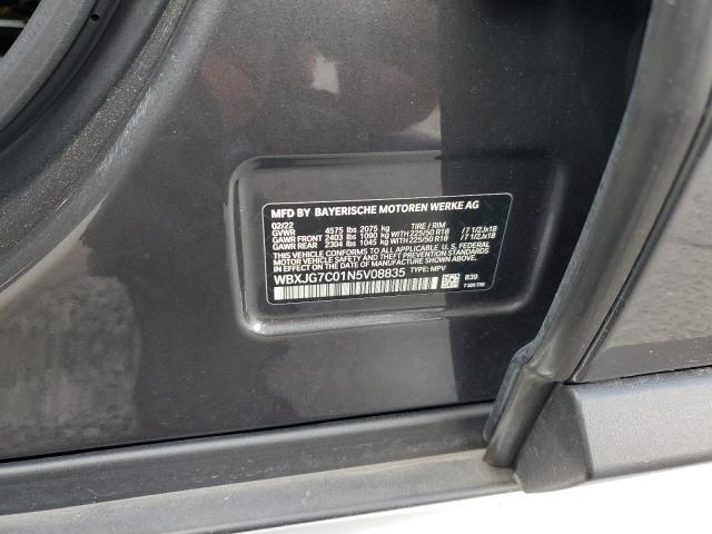 WBXJG7C01N5V08835 BMW X1 Sdrive28i