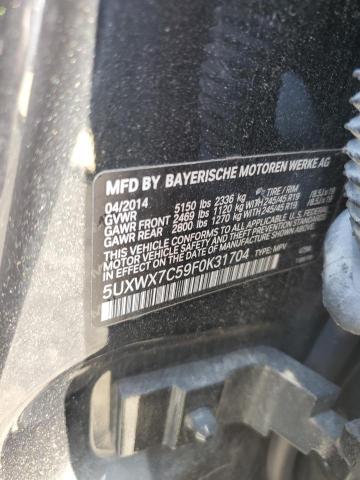 5UXWX7C59F0K31704 BMW X3 Xdrive35i