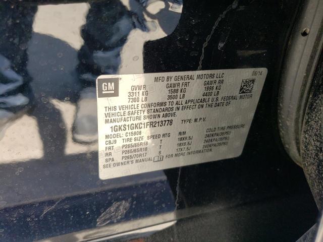 1GKS1GKC1FR213778 GMC Yukon Xl C1500 Sle