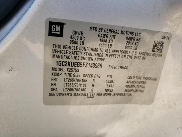 1GC2KUEG5FZ143966 Chevrolet Silverado K2500 Heavy Duty
