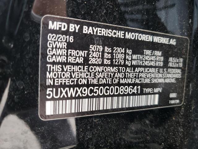 5UXWX9C50G0D89641 BMW X3 Xdrive28i