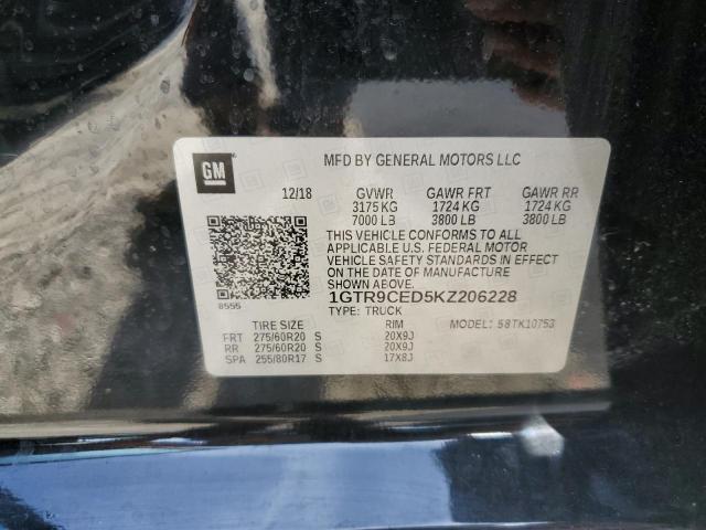 1GTR9CED5KZ206228 GMC Sierra K1500 Elevation