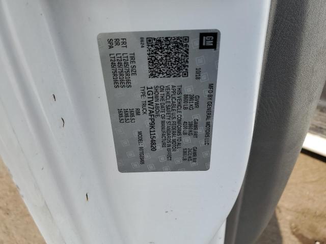 1GTW7AFP9K1154820 GMC Savana G2500