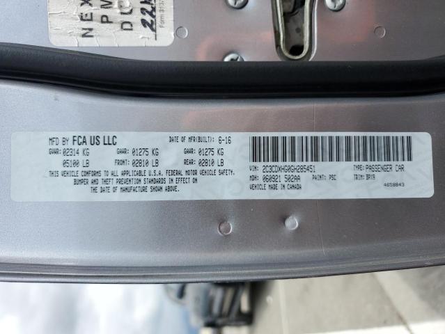 2C3CDXHG0GH285451 Dodge Charger Sxt