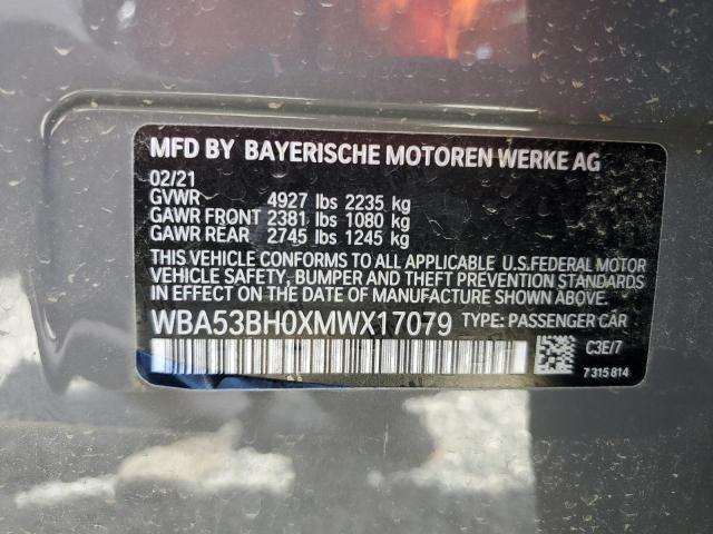 WBA53BH0XMWX17079 BMW 530 I