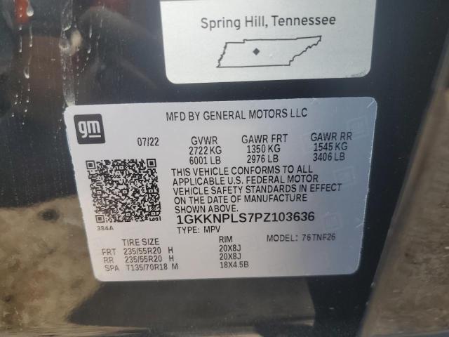 1GKKNPLS7PZ103636 GMC Acadia Denali