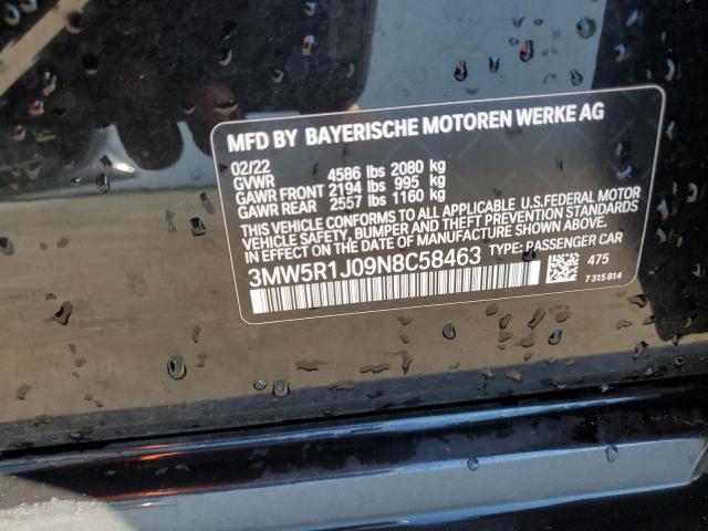 3MW5R1J09N8C58463 BMW 330I