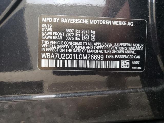 WBA7U2C01LGM26699 BMW 750 Xi