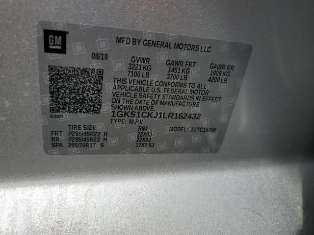 1GKS1CKJ1LR162432 GMC YUKON DENALI