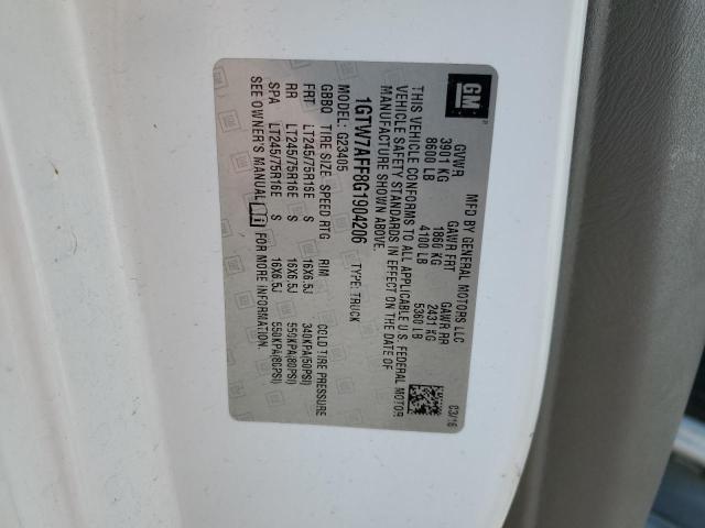 1GTW7AFF8G1904206 GMC Savana G2500