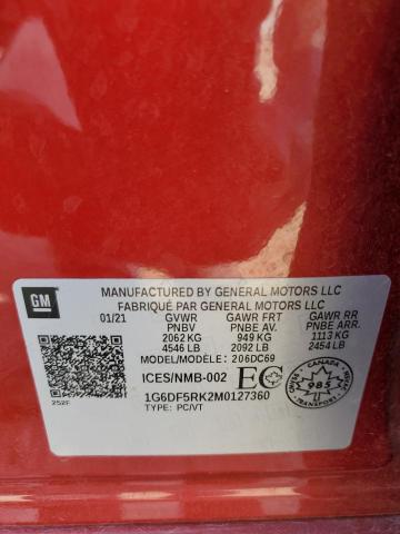 1G6DF5RK2M0127360 Cadillac Ct4 Premium Luxury
