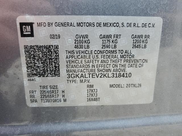 3GKALTEV2KL318410 GMC Terrain Sle