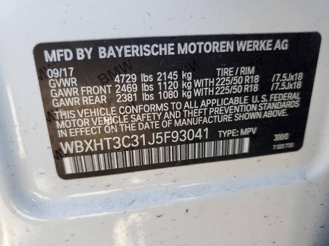 WBXHT3C31J5F93041 BMW X1 Xdrive28i