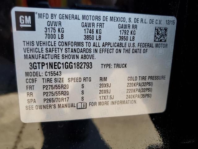 3GTP1NEC1GG182793 GMC Sierra C1500 Slt