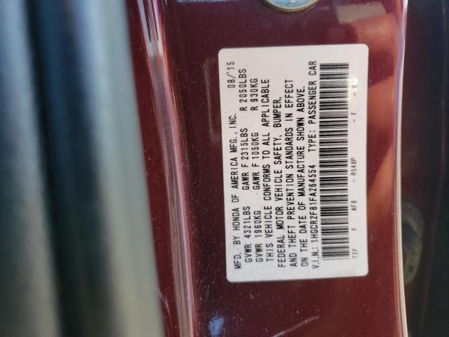 1HGCR2F81FA264554 Honda ACCORD EXL