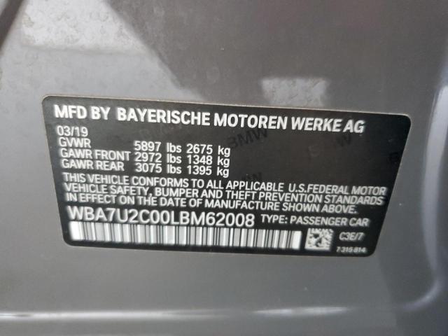 WBA7U2C00LBM62008 BMW 750 Xi