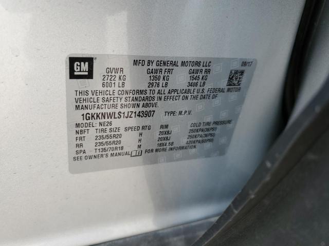 1GKKNWLS1JZ143907 GMC Acadia Slt-2